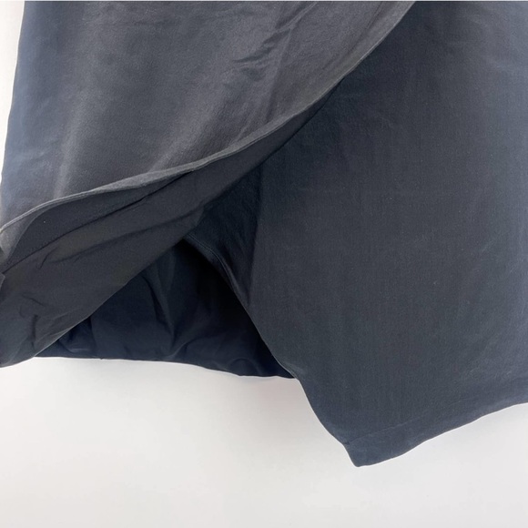 MADEWELL | Size L 100% Silk Mini Skirt Crossover Black - Picture 8 of 8